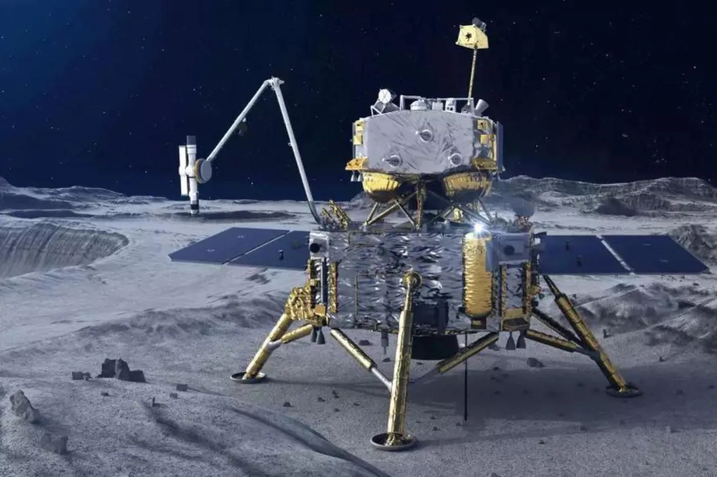 Visão artística da missão Chang'e 6